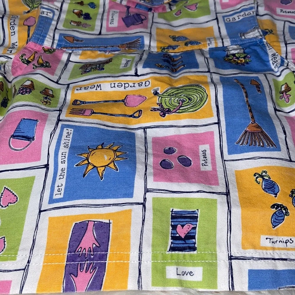 Vintage I.N.C international Concepts Baby Garden Theme Print Shirt/Jacket 12M